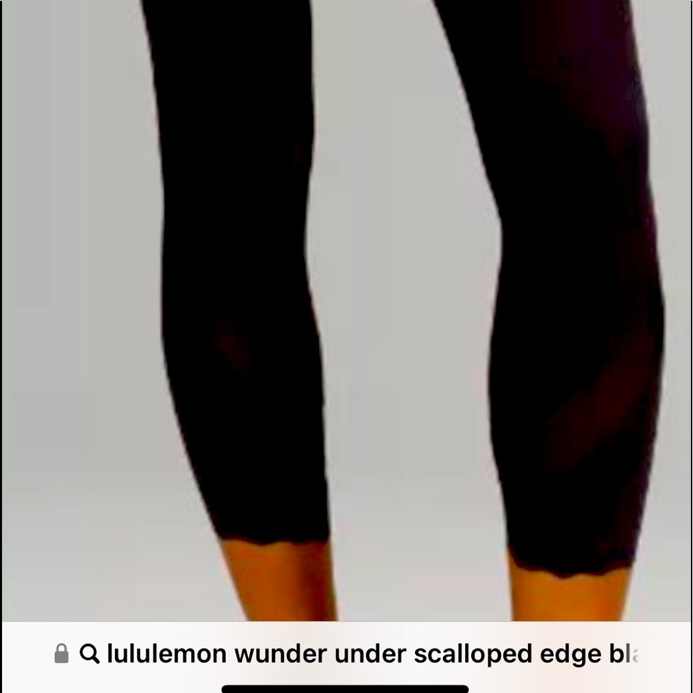 Black Lululemon tights like new size 8 23”